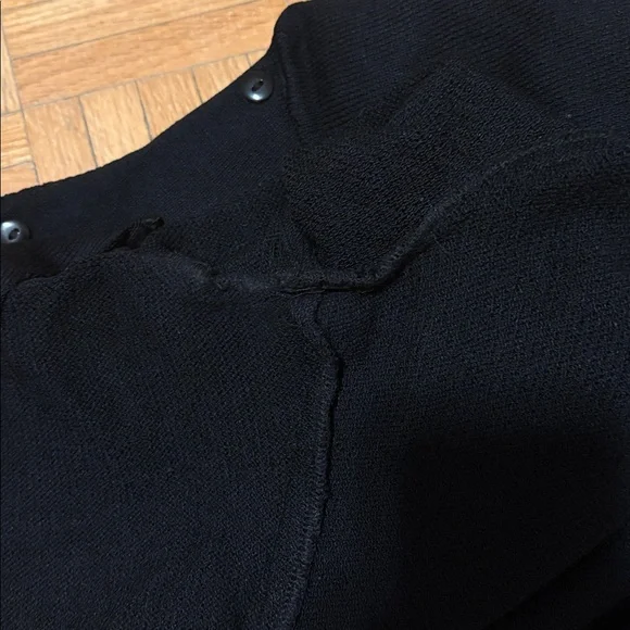 St.John collection Black Cropped Blazer with Gold Accents - Picture 13 of 16